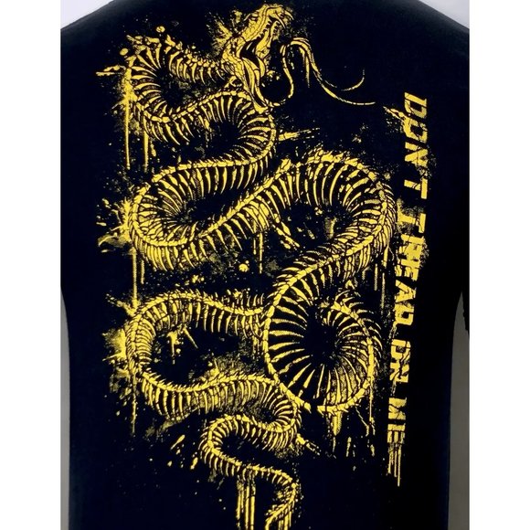 Howitzer Style Men's T-Shirt SKELETON TREAD Black - Picture 6 of 15